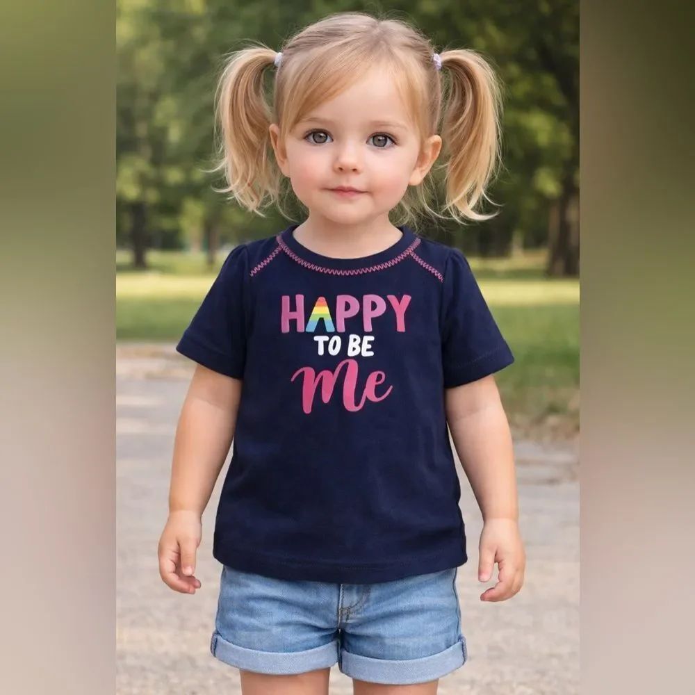 Gerber Happy To Be Me Cotton T-Shirt 12M